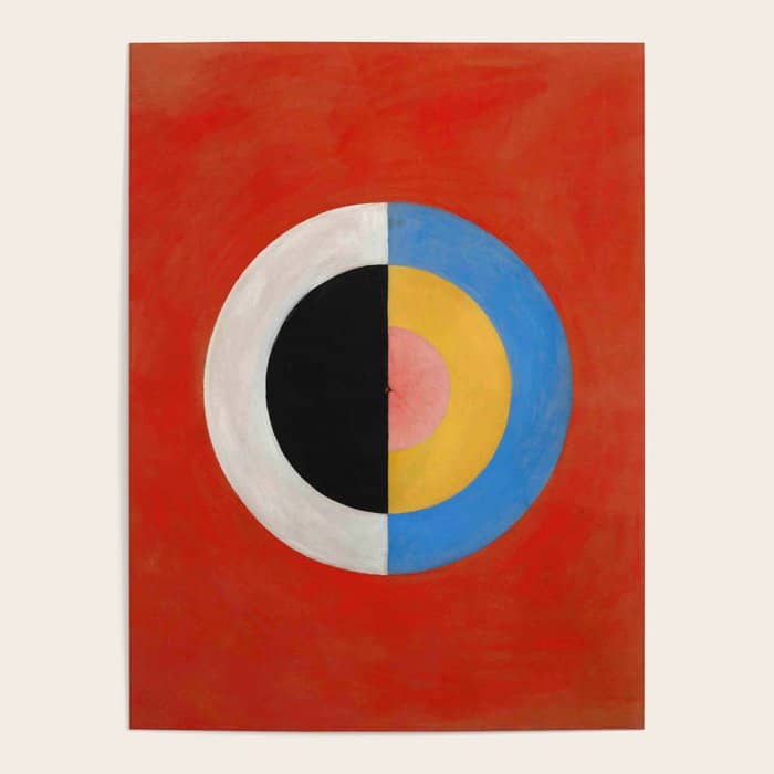 Hilma Af Klint "The Swan, No. 17, Group Ix-Suw" Poster