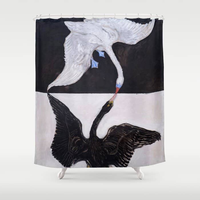 Hilma Af Klint "The Swan, No. 01, Group Ix-Suw" Shower Curtain