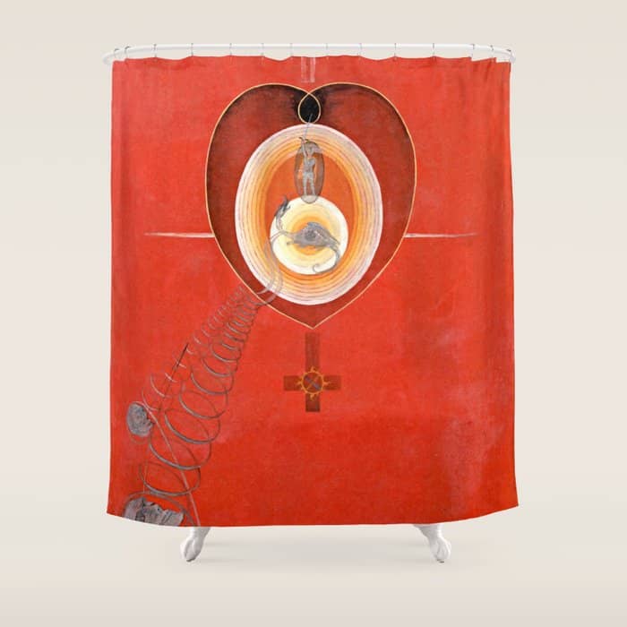 Hilma Af Klint "The Dove, No. 08, Group Ix-Uw, No. 32" Shower Curtain