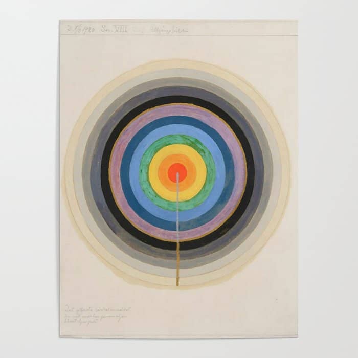 Hilma Af Klint "Series Viii. Picture Of The Starting Point (1920)" Poster