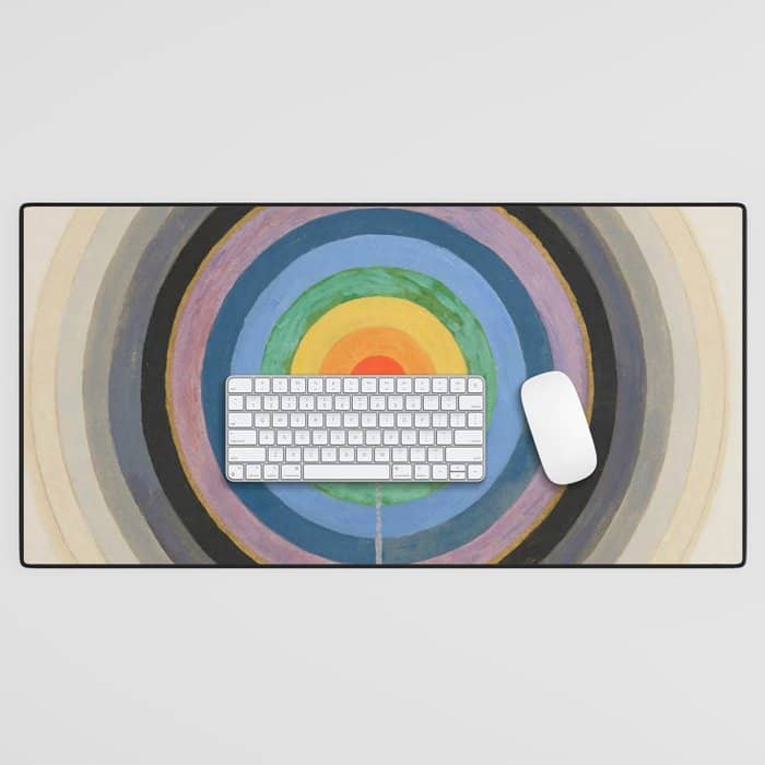 Hilma Af Klint "Series Viii. Picture Of The Starting Point (1920)" Desk Mat