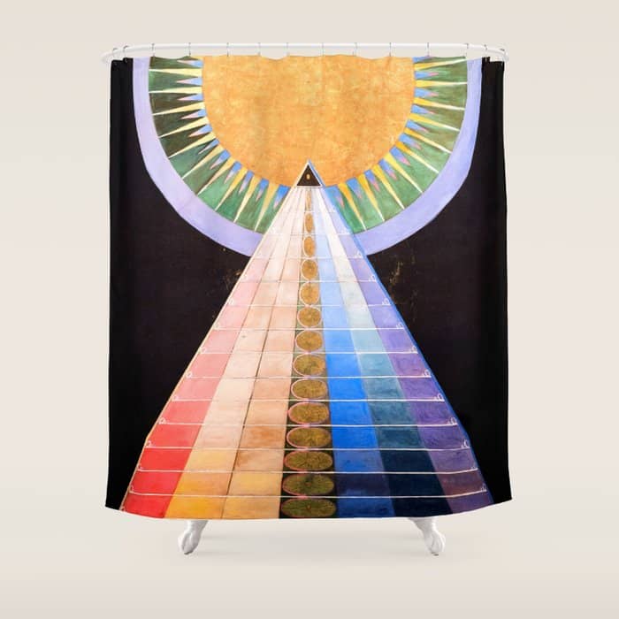 Hilma Af Klint "Altarpiece No. 1" Shower Curtain