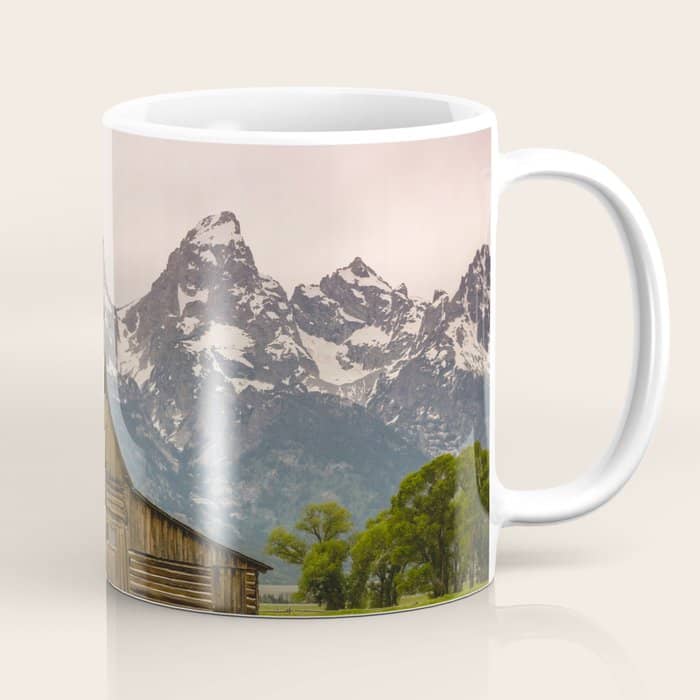 Grand Teton National Park Adventure Barn - Landscape Photography Coffee Mug
