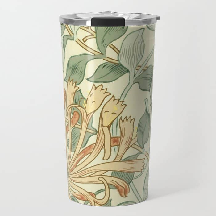 William Morris "Honeysuckle" 3. Travel Mug