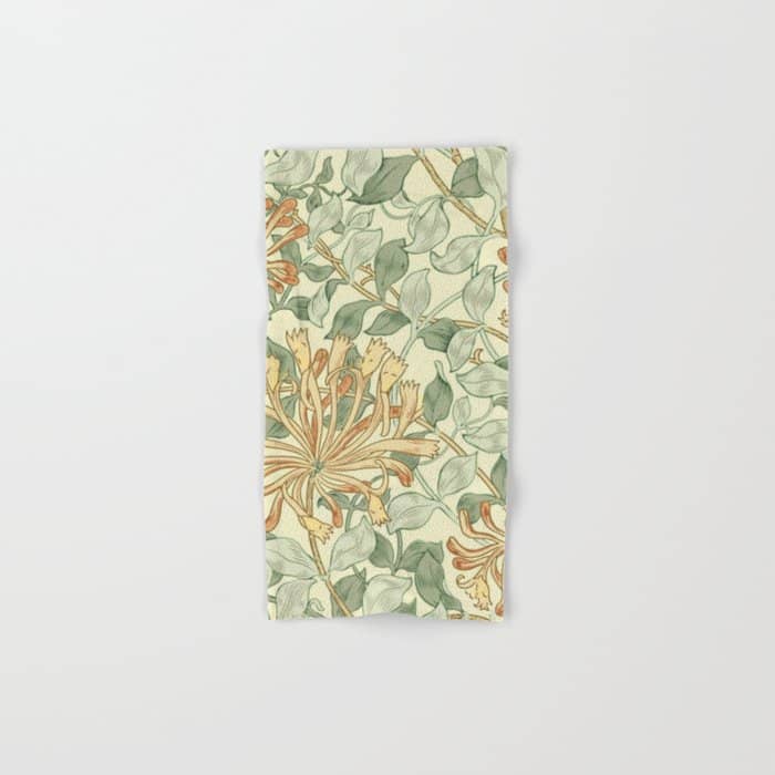 William Morris "Honeysuckle" 3. Bath Towel