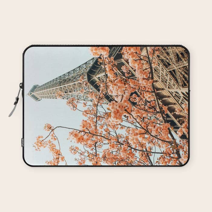 Paris In Spring | Travel Photography Eifel Tower | Wonder Building Architecture Love Laptop Sleeve