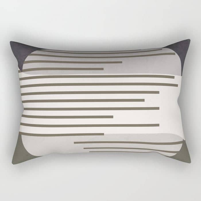 Abstract Geometric Art 50 Rectangular Pillow