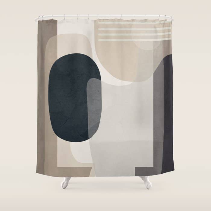 Abstract Geometric Art 52 Shower Curtain