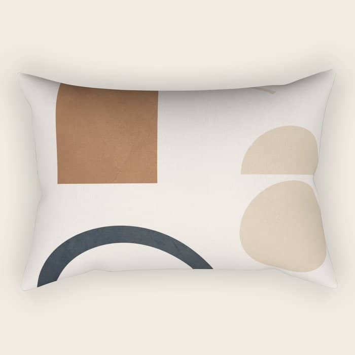 Geometric Modern Art 32 Rectangular Pillow