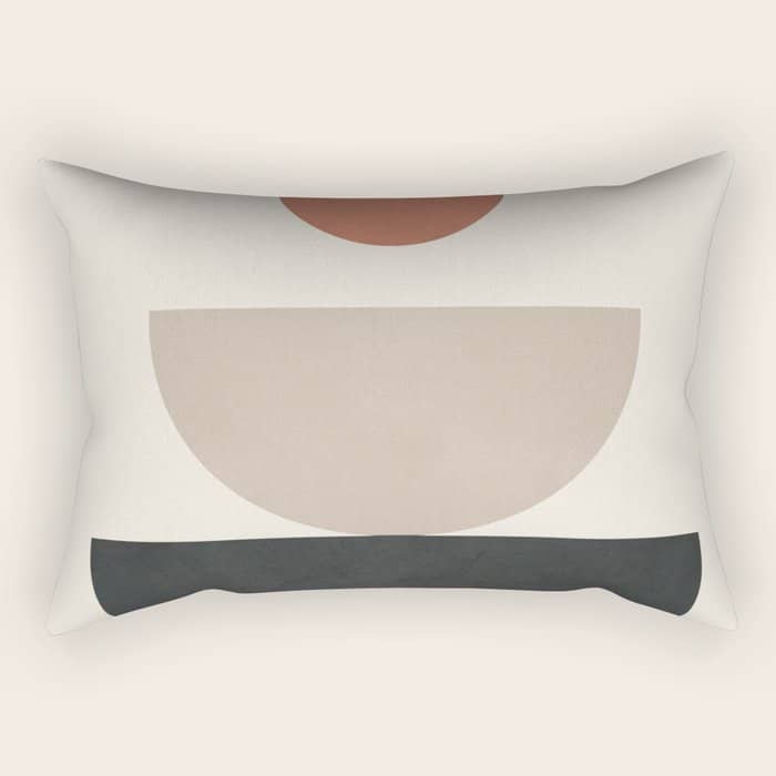 Geometric Modern Art 30 Rectangular Pillow