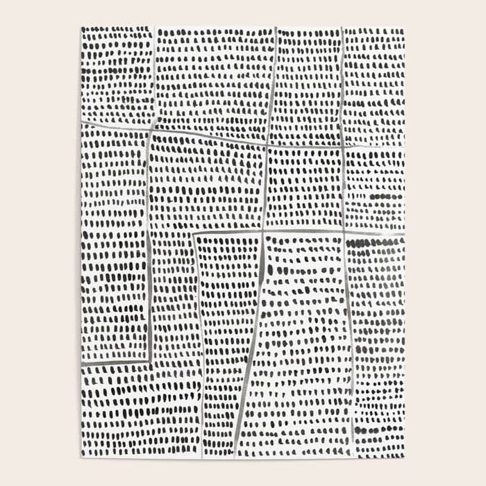 Categorize Print In Black And White Poster