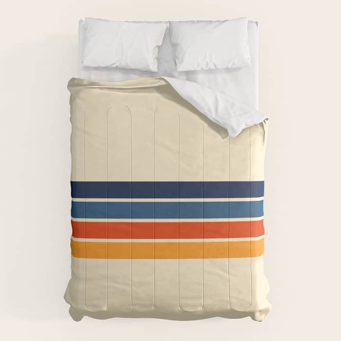Mitsunari - Classic Retro Stripes Comforter