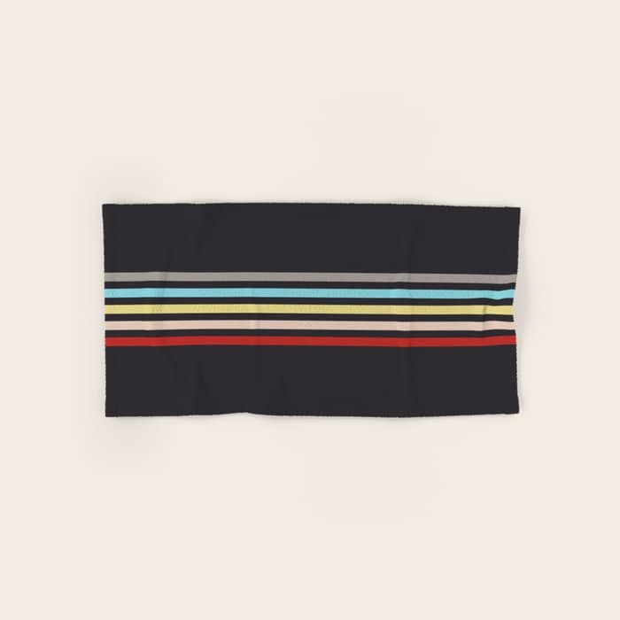 Ujimasa - Classic Retro Stripes Bath Towel