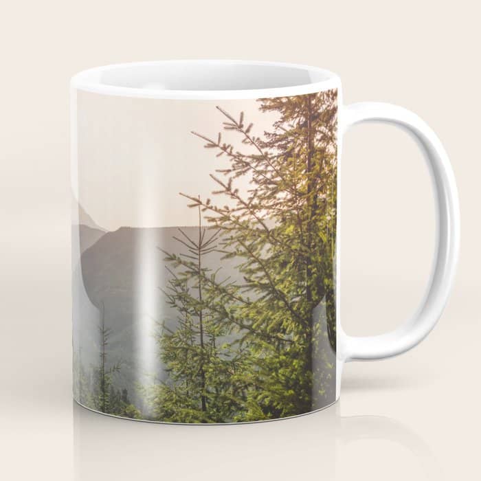 Forest Mountain Wanderlust Iii - Nature Photography Coffee Mug