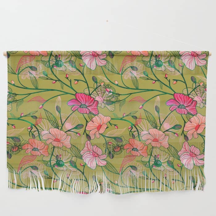 Twinning #Illustration #Pattern Wall Hanging