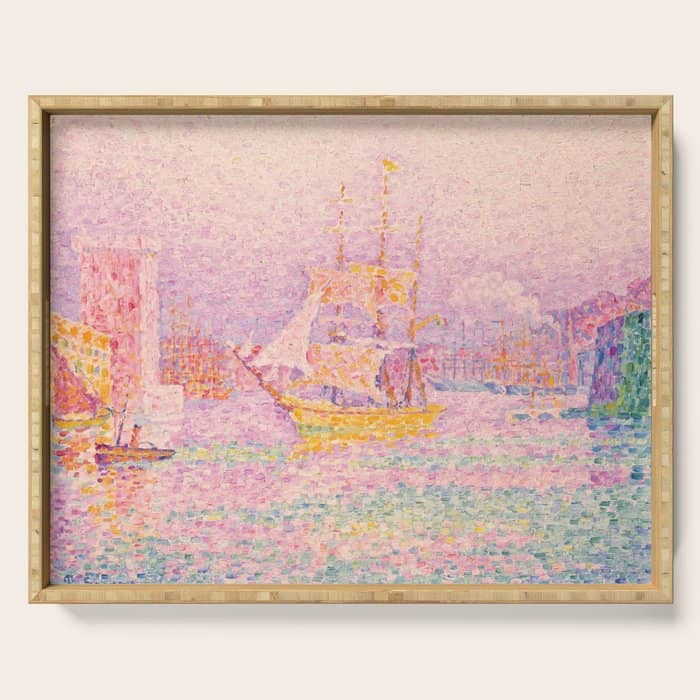Paul Signac "Harbour At Marseilles" Serving Tray