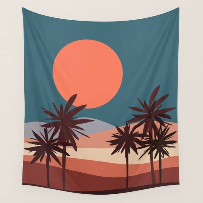 Abstract Landscape 13 Portrait Wall Tapestry