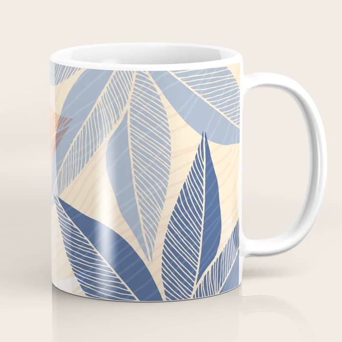 Modern Neutral Tropical Print Ii Coffee Mug