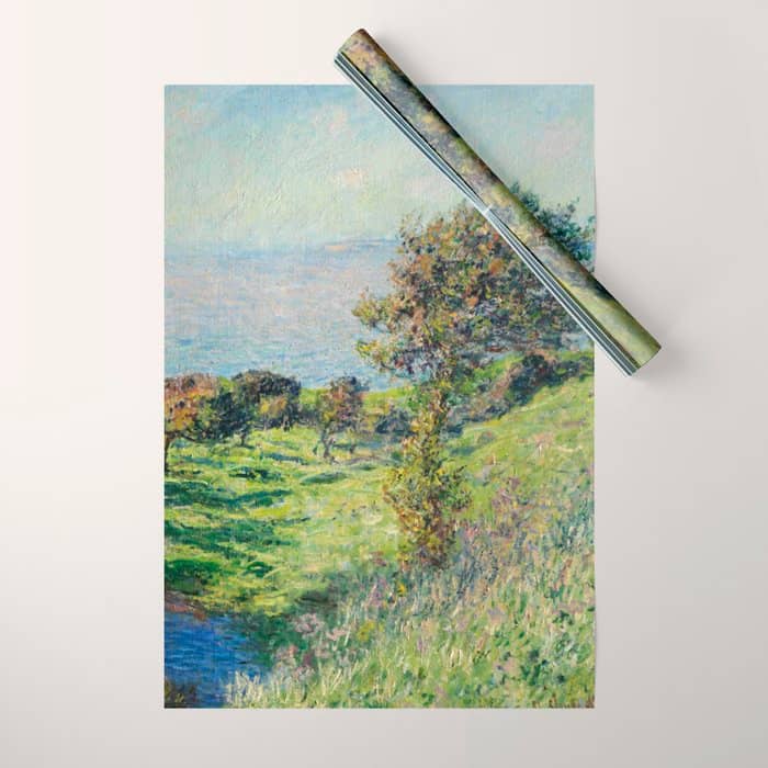 Claude Monet "Coup De Vent" Wrapping Paper