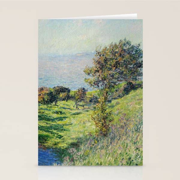 Claude Monet "Coup De Vent" Stationery Card