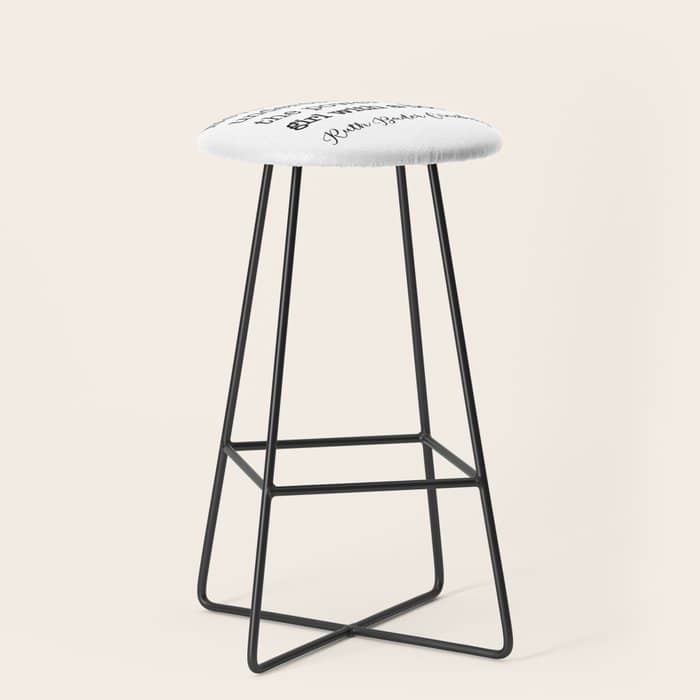Never Underestimate The Power Of A Girl With A Book. Stool