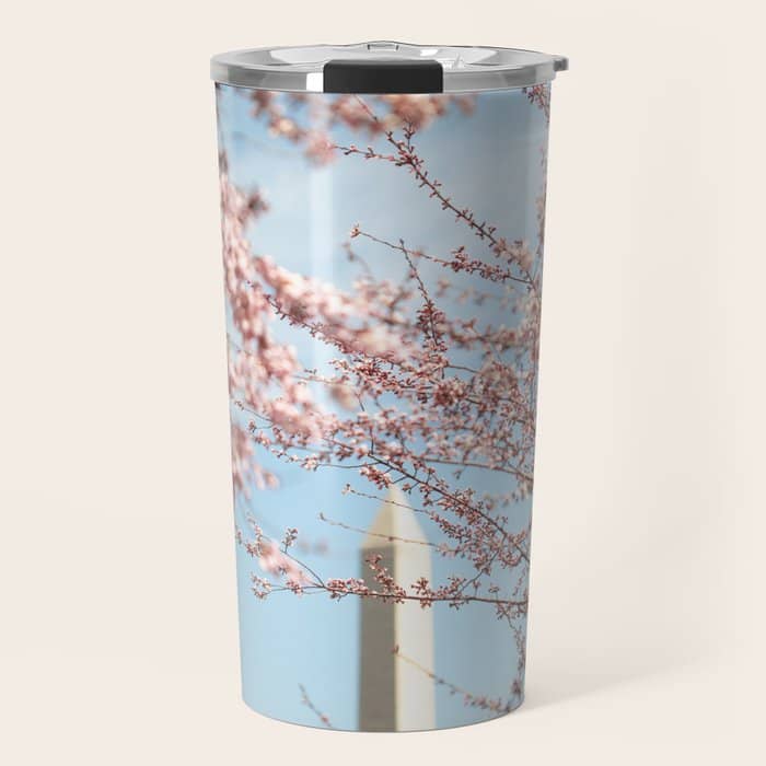 Washington Dc Cherry Blossoms Travel Mug