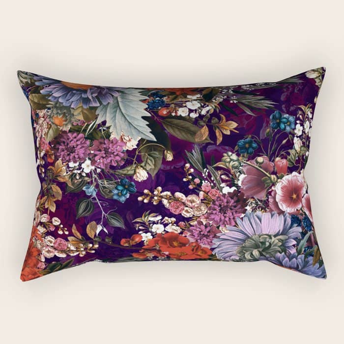 Exotic Garden - Night Xxiii Rectangular Pillow