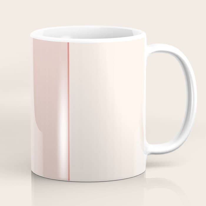 Subtle Spring Color Block - Soft Pink Coffee Mug