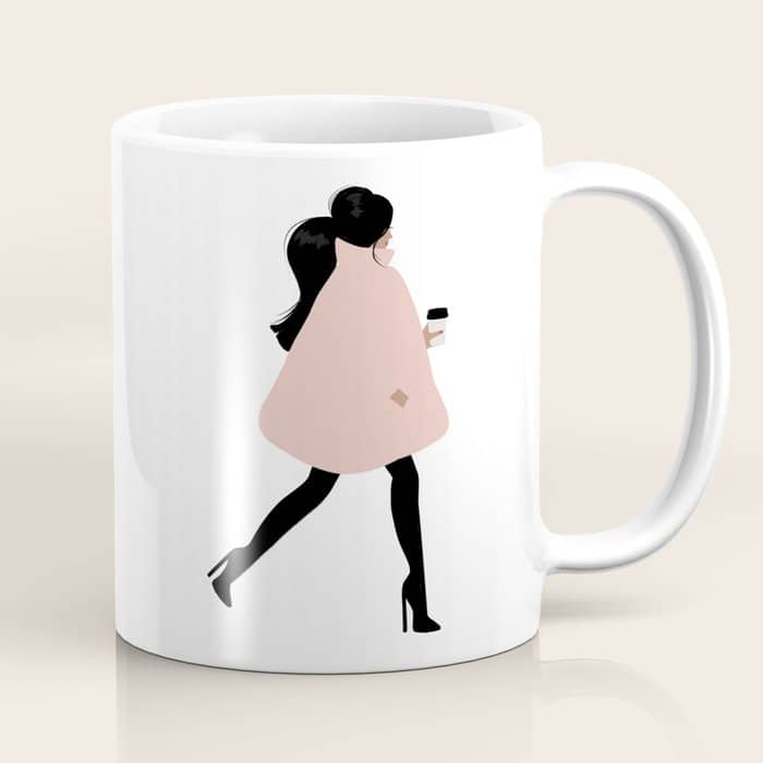 Bubble Coat Illustration By Sabina Fenn Coffee Mug