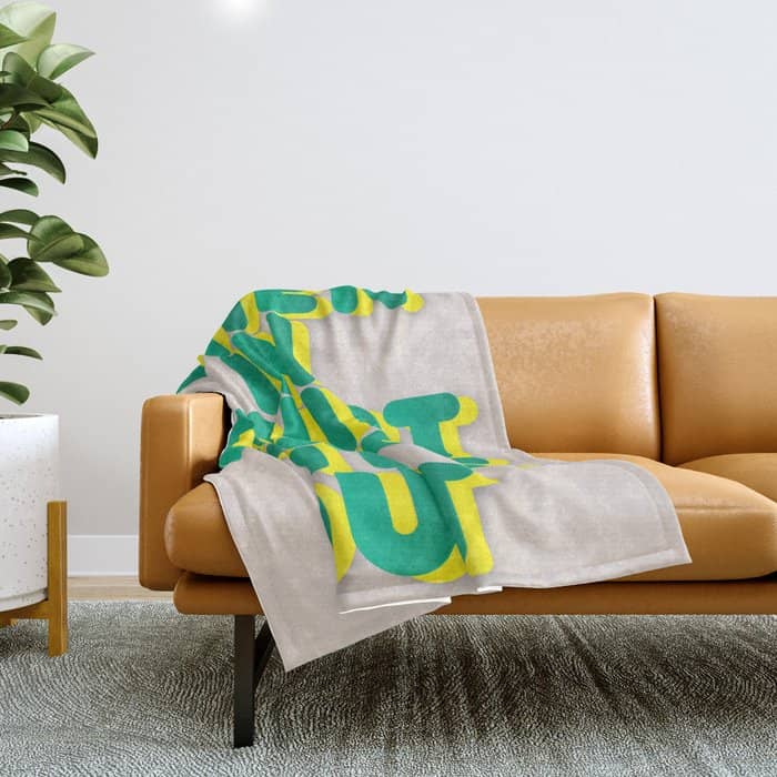 When In Doubt Dance It Out No2 Throw Blanket