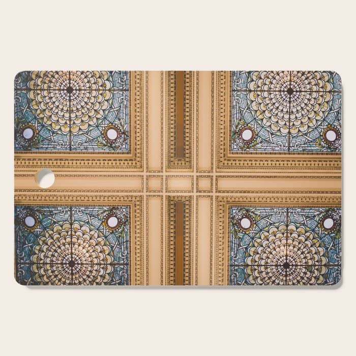 Teal X Gold X Washington Dc Architecture Cutting Board