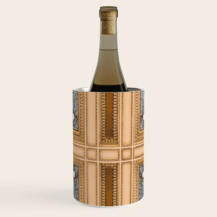 Teal X Gold X Washington Dc Architecture Wine Chiller
