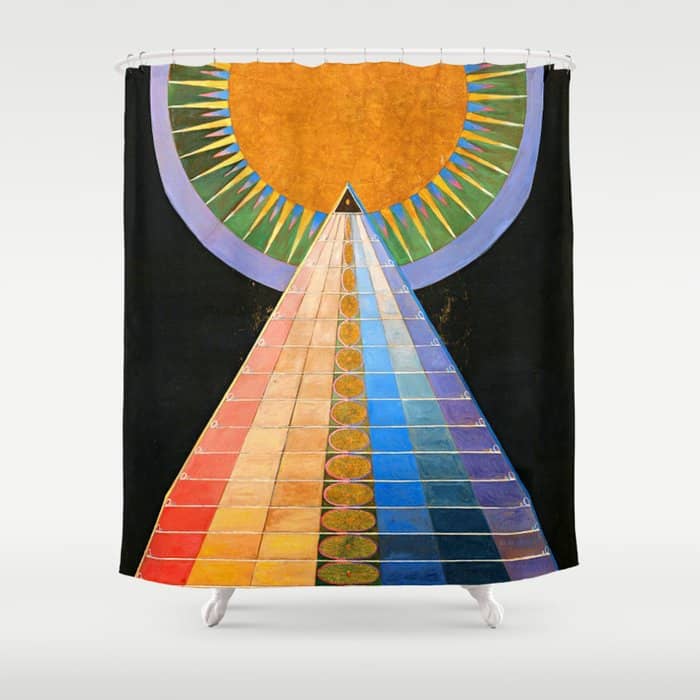 Hilma Af Klint Altarpiece No 1 Restored Shower Curtain