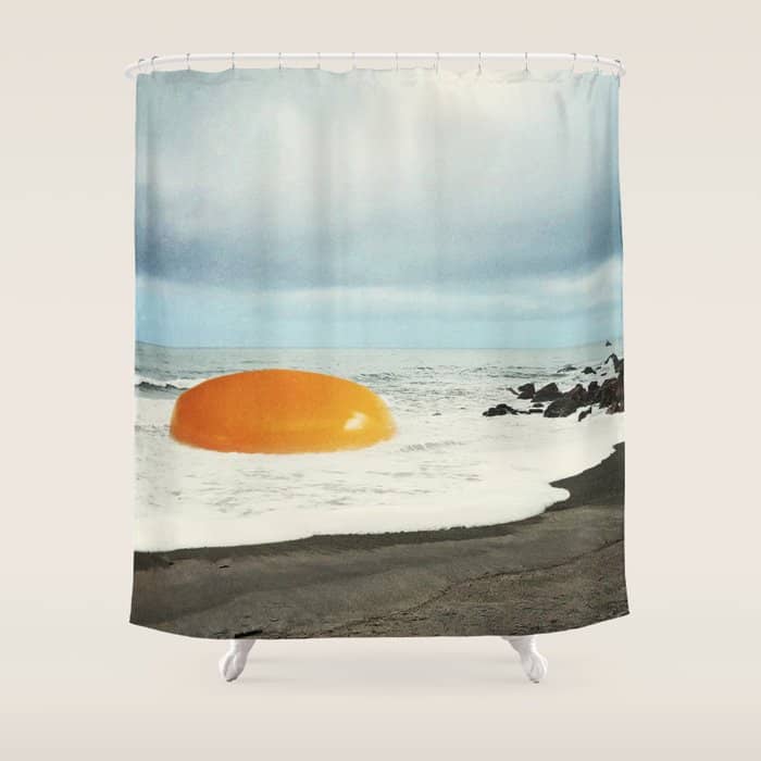 Beach Egg - Sunny Side Up Breakfast Shower Curtain