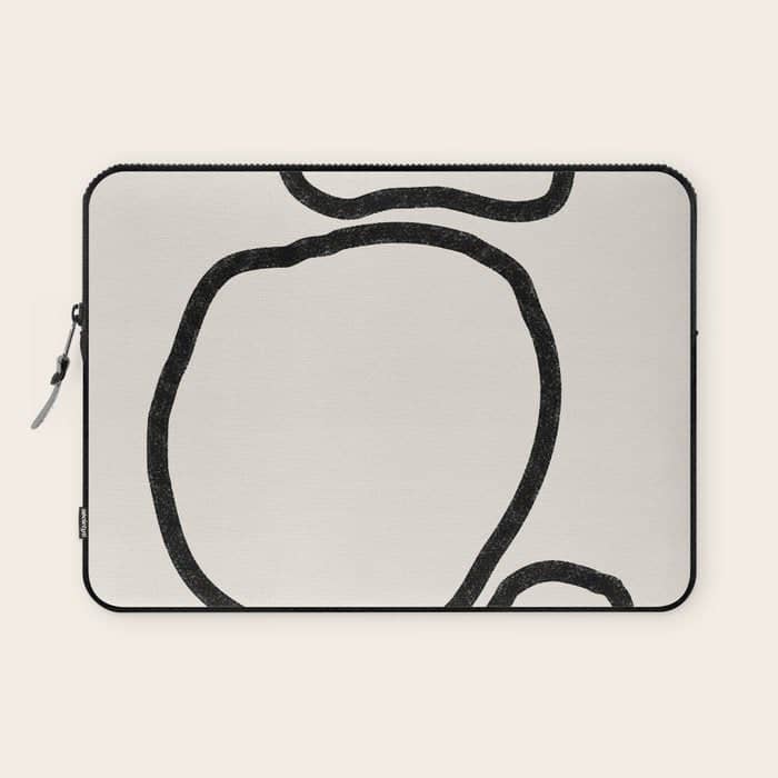 Abstract Stones, Minimalist Art Laptop Sleeve