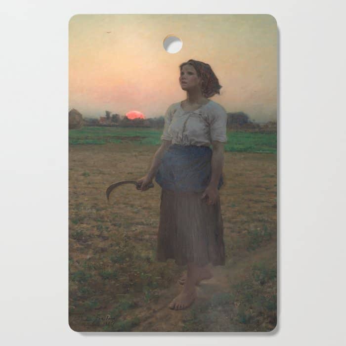 The Song Of The Lark, Jules Adolphe Breton, 1884 Cutting Board