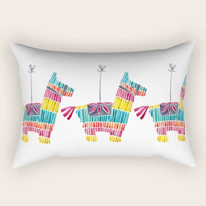Mexican Donkey PinìAta - Cmyk Palette Rectangular Pillow