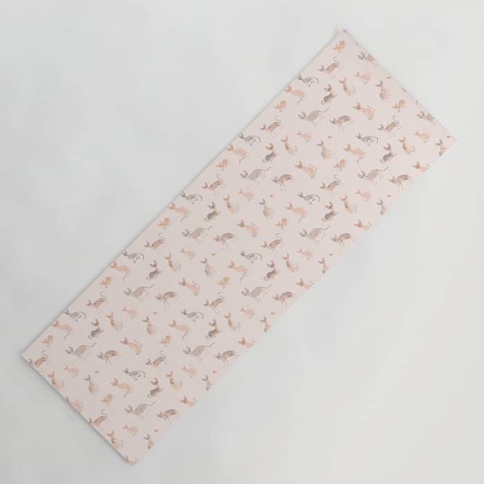 Sphynx Cats - No Furr Don'T Care - Cat Pink Yoga Mat