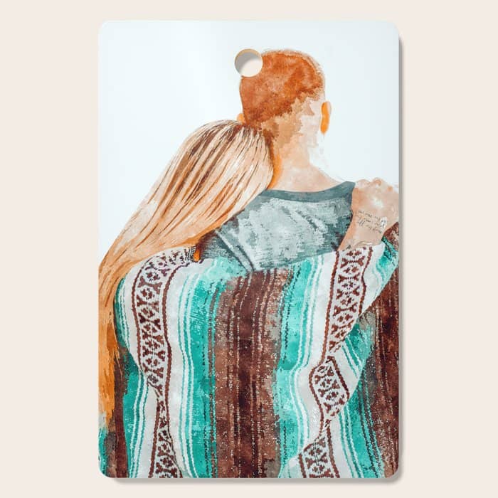 You Are My Sun, My Moon & All My Stars #Painting #Illustration Cutting Board