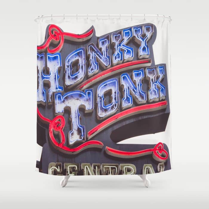 Honkytonk Central - Nashville Shower Curtain