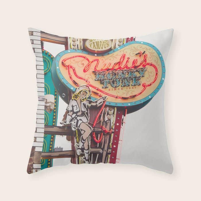 Nudie'S Honkytonk - Nashville Throw Pillow
