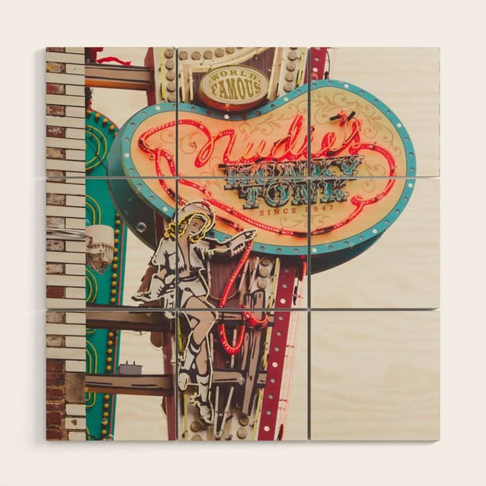 Nudie'S Honkytonk - Nashville Wood Wall Art
