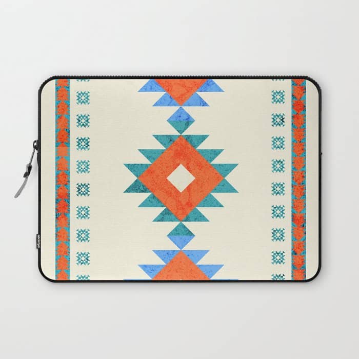 Geometry Navajo Pattern No3 Laptop Sleeve
