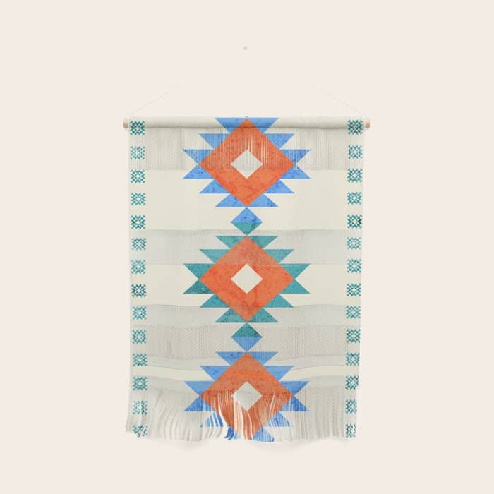 Geometry Navajo Pattern No3 Wall Hanging