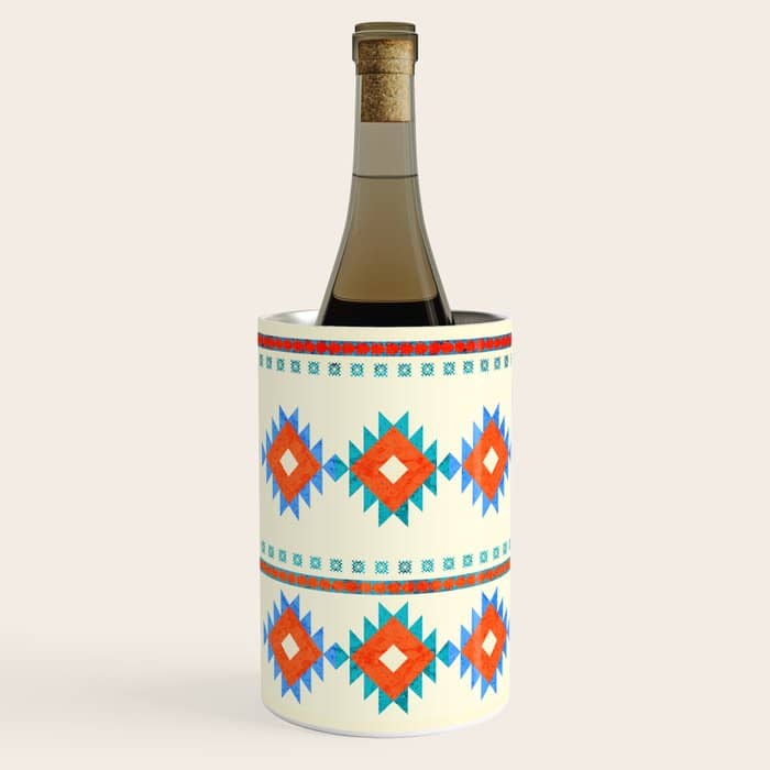 Geometry Navajo Pattern No3 Wine Chiller