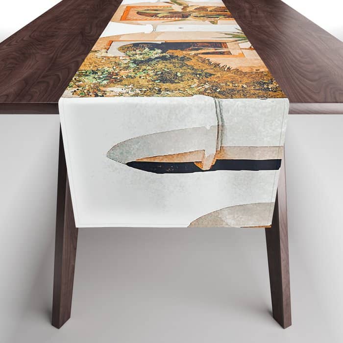 Turkish Holiday #Painting #Travel Table Runner