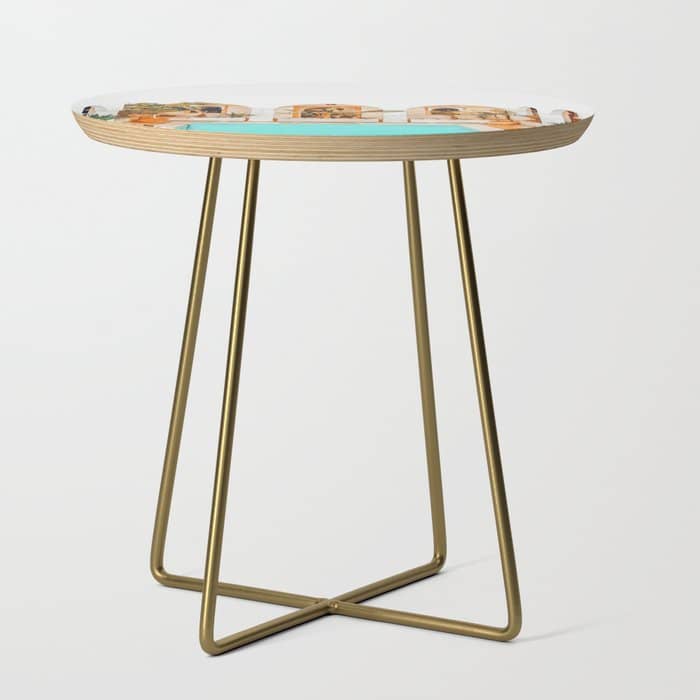 Turkish Holiday #Painting #Travel Side Table