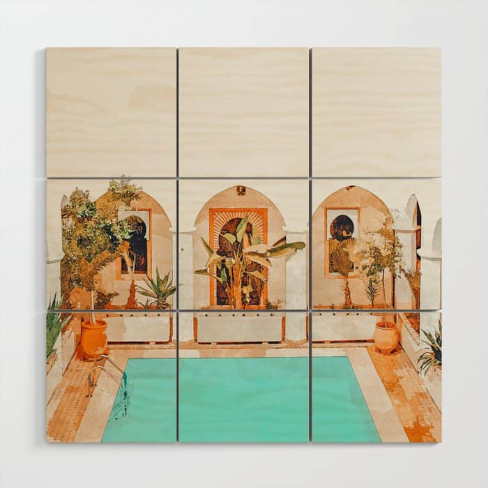 Turkish Holiday #Painting #Travel Wood Wall Art