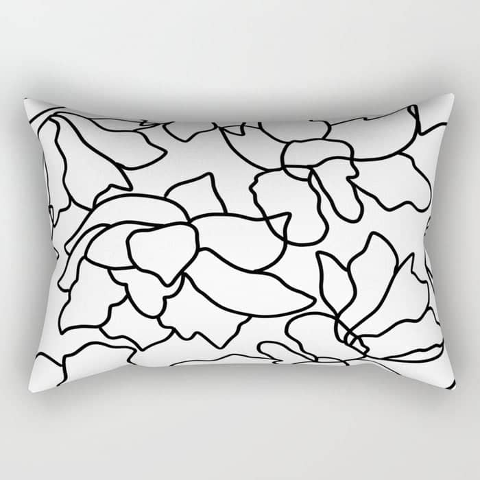 Isla #Illustration #Drawing Rectangular Pillow