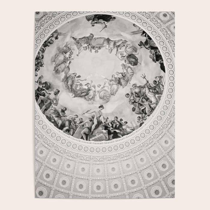 E Pluribus Unum - Capitol Rotunda Washington Dc Poster